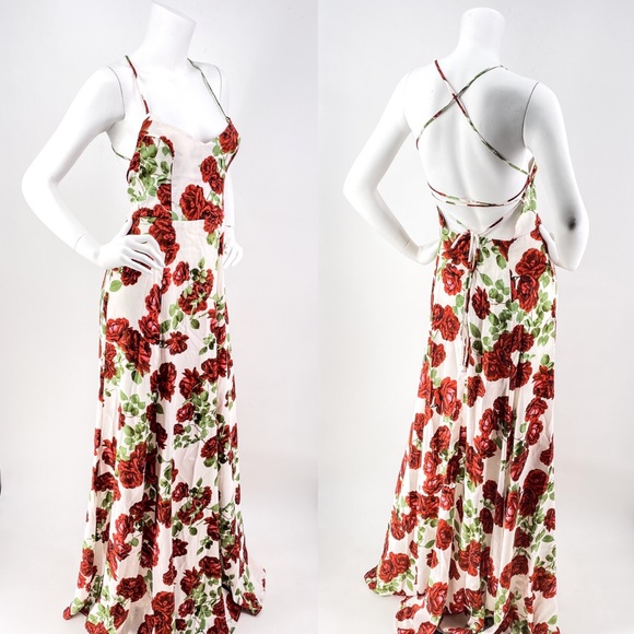 NWT SHOW ME YOUR MUMU Godshaw Goddess Maxi Dress - Picture 3 of 10